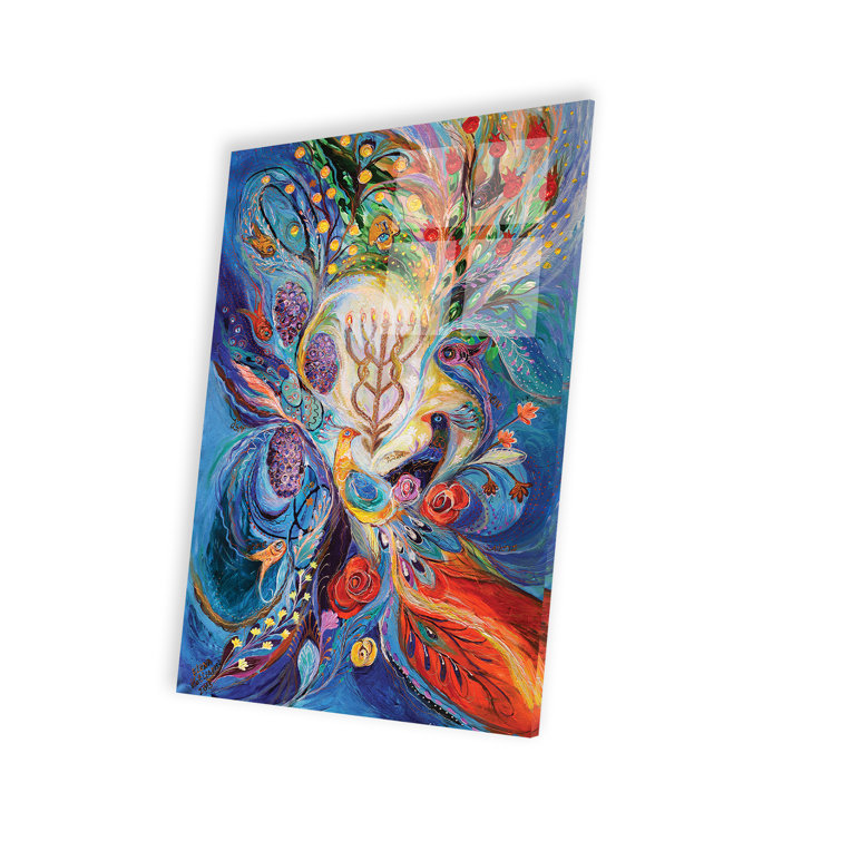 Bungalow Rose Under The Light Of Menorah II On Plastic / Acrylic by